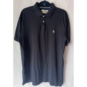 Original Penguin Men's Classic Fit Polo Shirt Dark Blue Medium Penguin‎ Logo